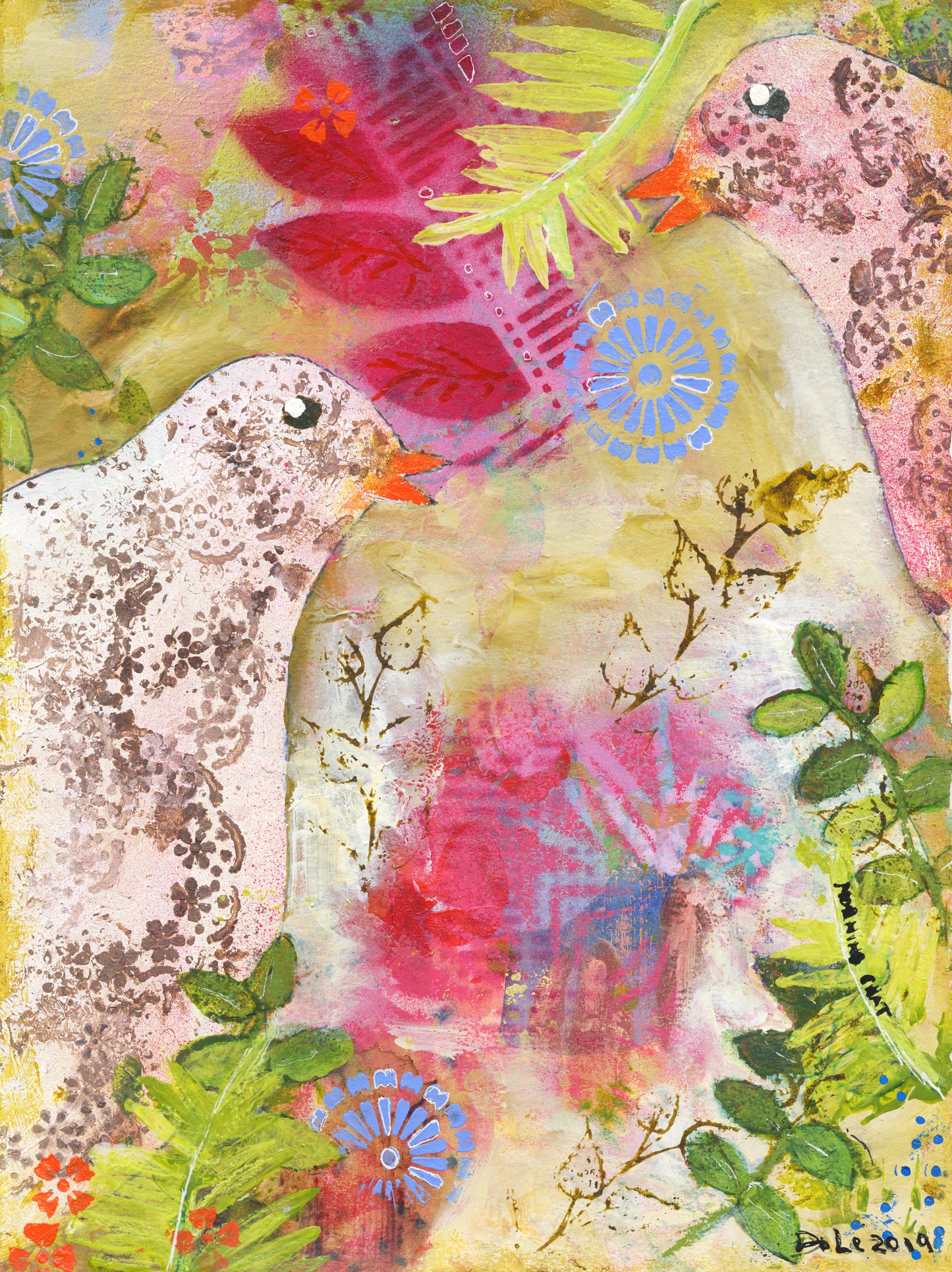 Archival Print Morning Chat