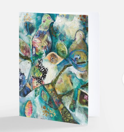 Notecard - Blank Forest Listening