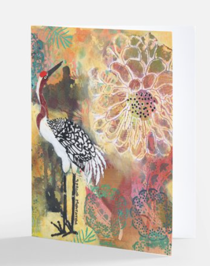 Notecard - Blank Spring Meditation