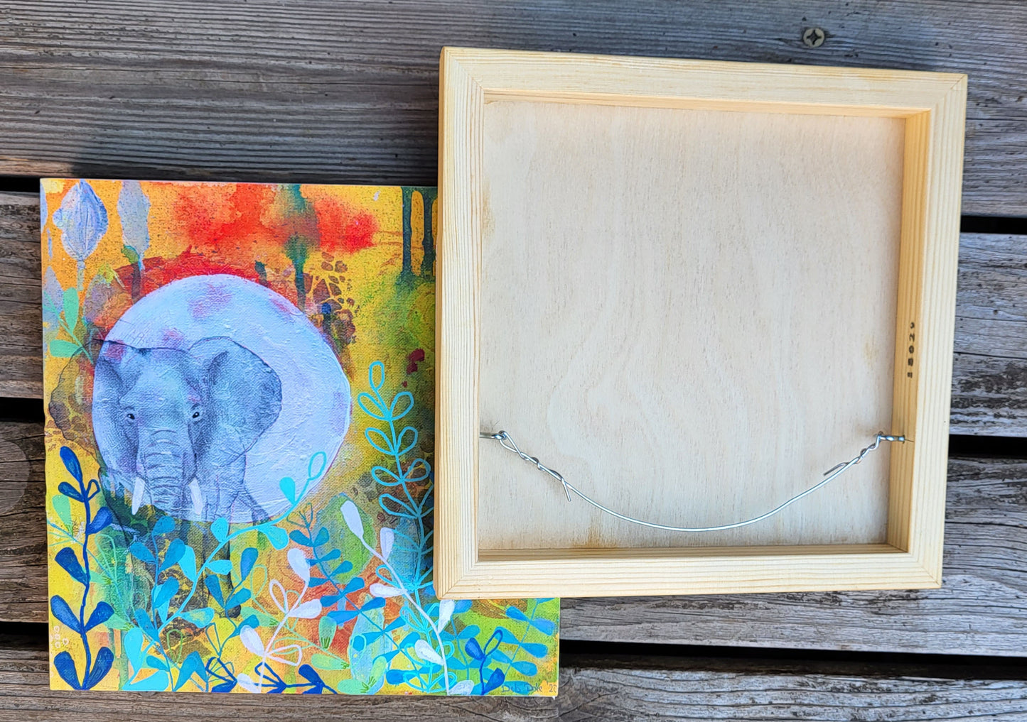 Print Mounted on Wood Panel The Wanderer