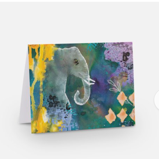 Notecard - Blank Traveler of the Wild Trail