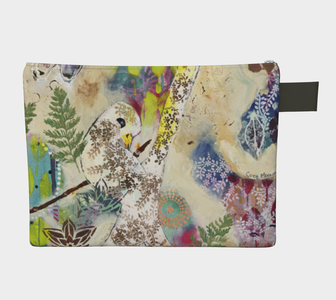 Zippered Pouch Cozy Morning